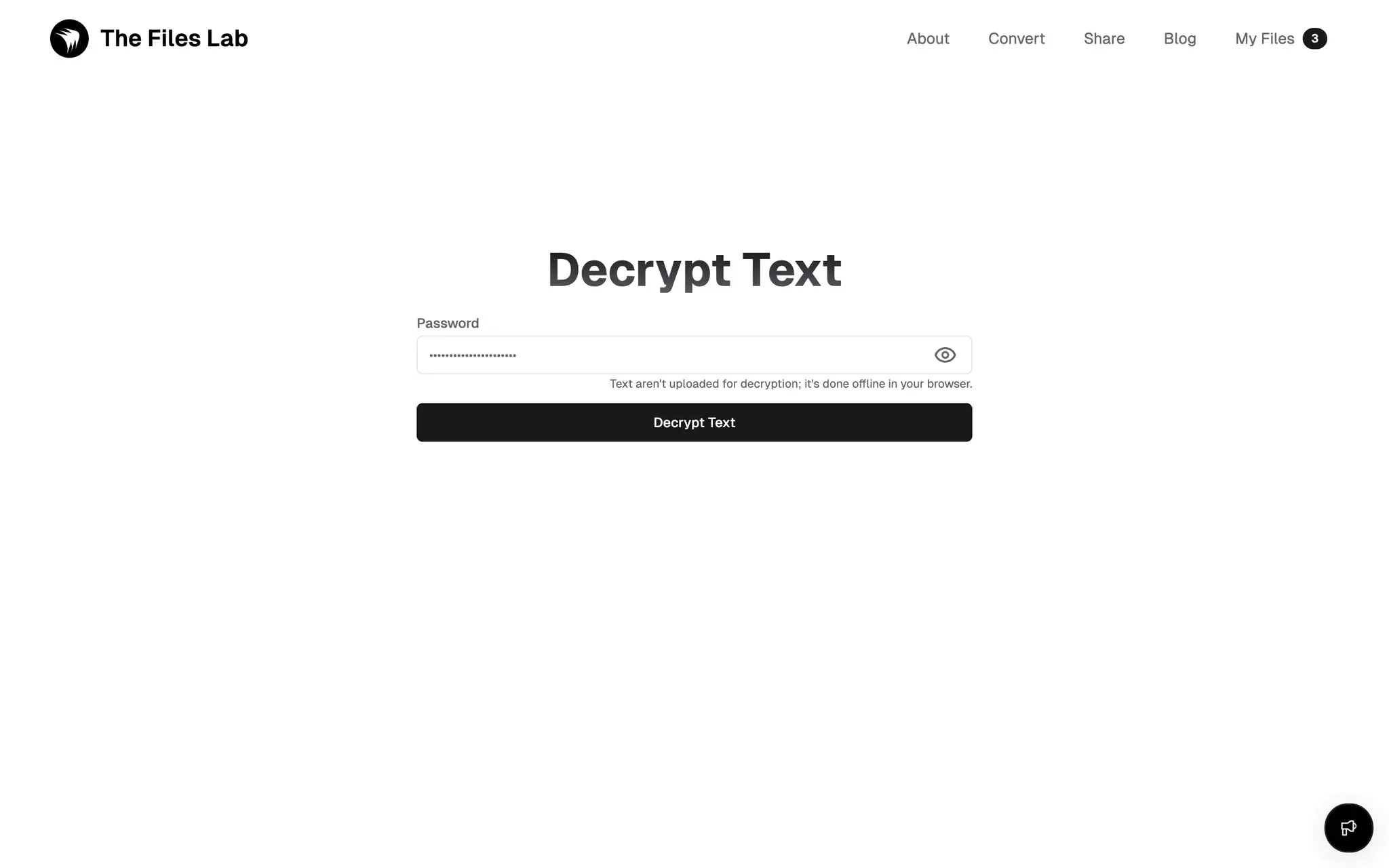 Text Decrypt Image Light